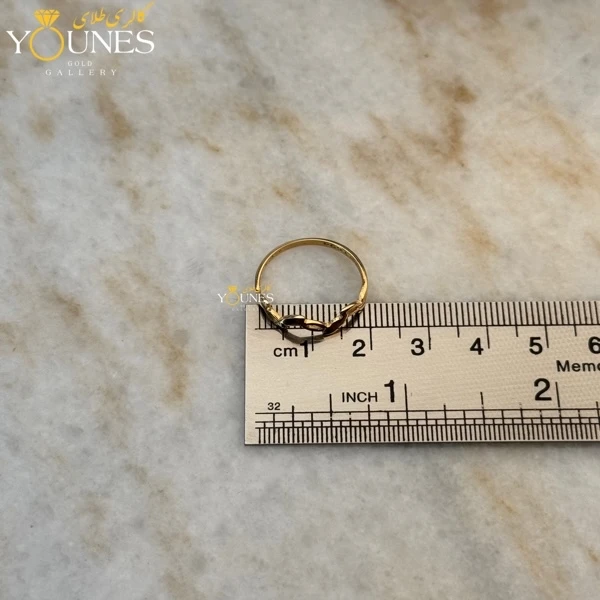 انگشتر برگی طلا